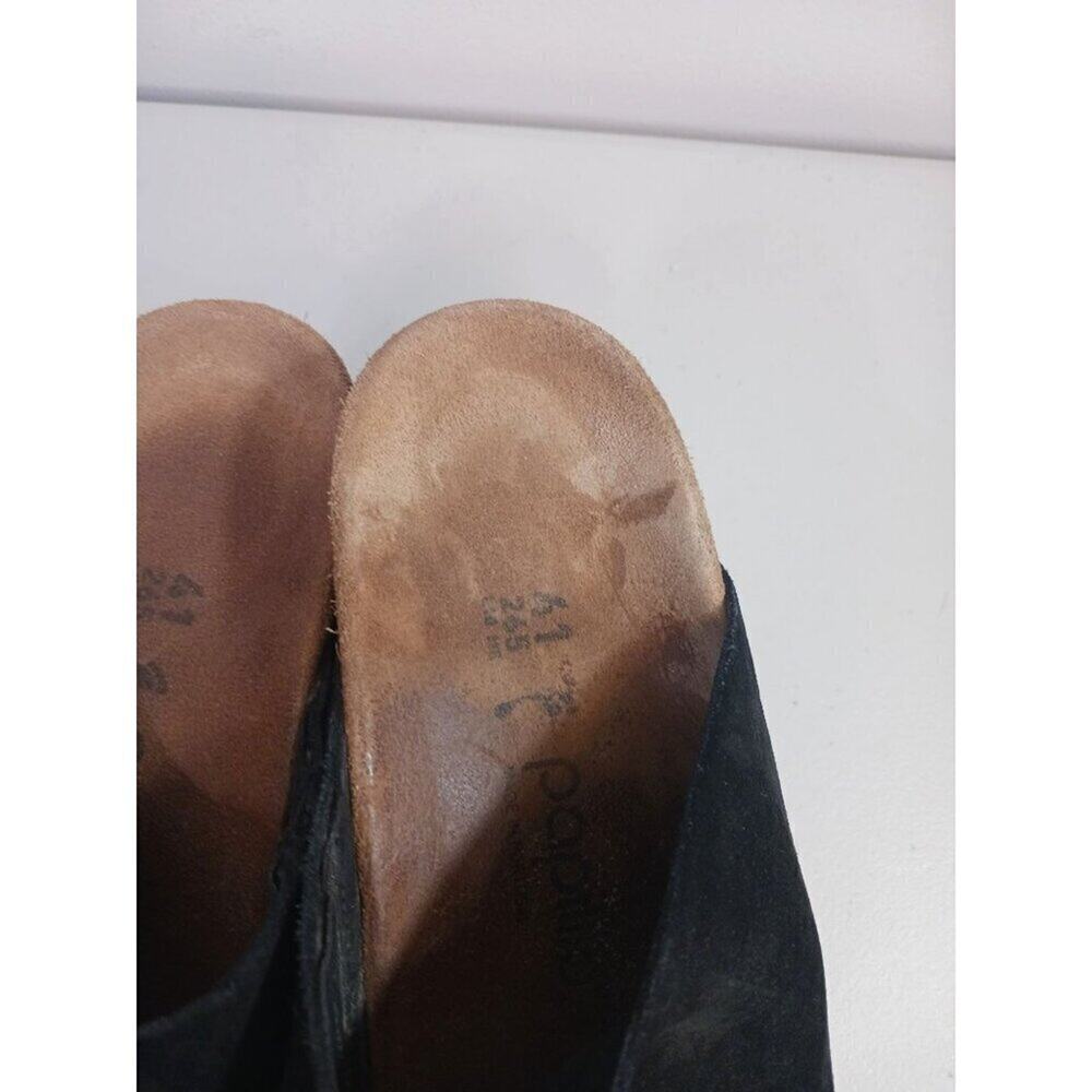 Birkenstock Papillio Wedge Suede Slip-On Open Toe Sandals Black Size EU 41/US 10 - Picture 6 of 6